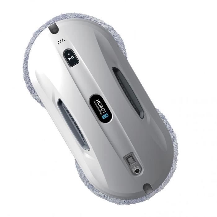 EZICLEAN Hobot 368 Robot lave-vitres - Connecté - Technologie de navigation Navig+ - Fonction séchag