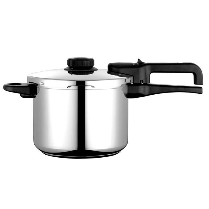Autocuiseur 6 Litres, Induction, Acier Inoxydable 18/10, Régulateur de Pression FAGOR DUAL Xpress 6   Argent 800130