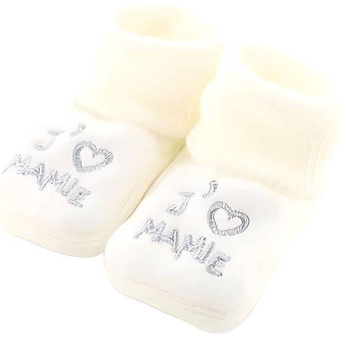 Chaussons Pour Bebe 0 A 3 Mois Blanc J Aime Mamie Cdiscount Chaussons Pour Bebe 0 A 3 Mois Blanc J Aime Mamie Cdiscount