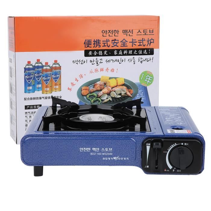 Réchaud à Gaz Butane Portable - Pour Camping, Pique-nique, Pêche, Caravane Et Camping-car