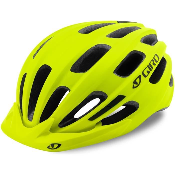 Casque de vélo Giro Register - Jaune - Technologie In-Mold - Réflecteur - Visière amovible