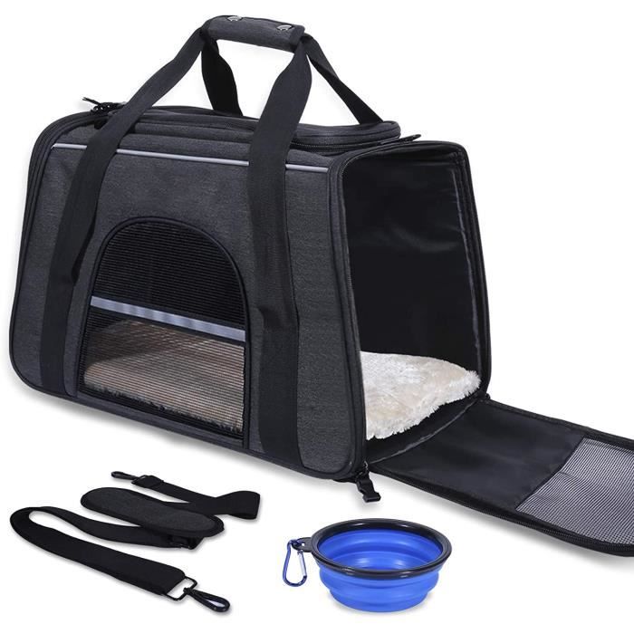 50 x 34 x 36 cm Caisse transport chien chat pliable portable