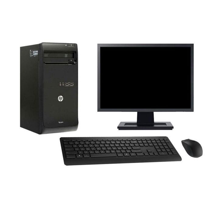 PC Tour HP Pro 3500 Ecran 22 Core i3-3220 RAM 16Go SSD 120Go Windows 10 Wifi - Hewlett packard
