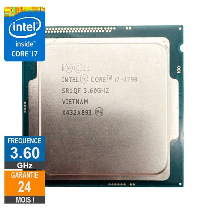 送ネコポス360円】 Intel corei7-4790 3.60GHZ SR1QF Socket 1150 Core i7