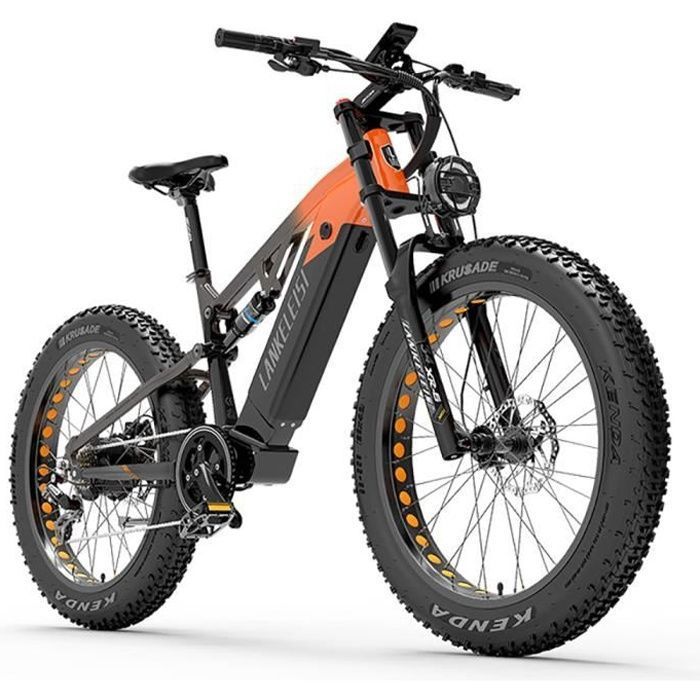 LANKELEISI RV800 PLUS 750W MOTEUR BAFANG BATTERIE SAMSUNG 20AH, 52KM-H, 150KM