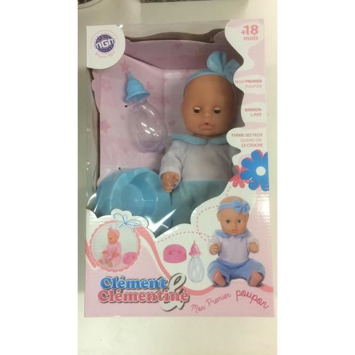 Poupon MGM Bebe 33cm avec biberon et pot Mon premier Poupon Cdiscount Jeux Jouets