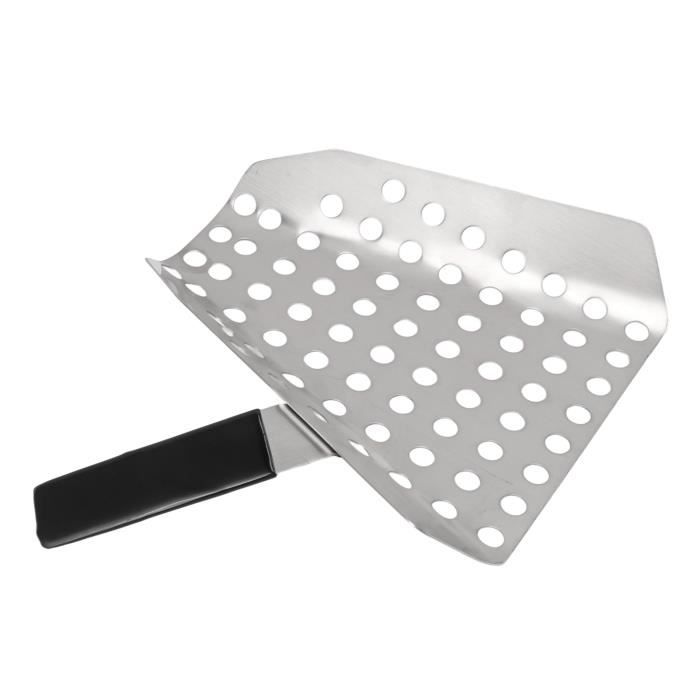 Cuillère à pop-corn - MOTHINESSTO - Métal - Ergonomique - Conception perforée - 192 mm