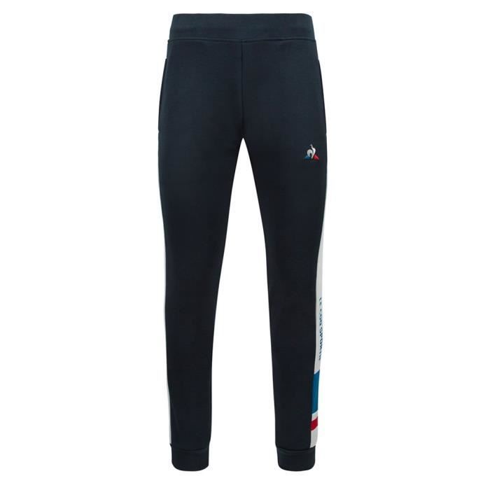 Pantalon Homme Le Coq Sportif Tri Slim N 1 Bleu Coupe slim Confortable et doux a porter Bleu Cdiscount Sport