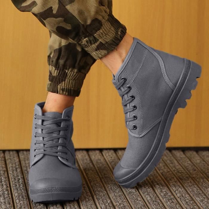 Enfants Toile Chaussures - En Toile à Lacets Pour Plates - RFCKCK Black