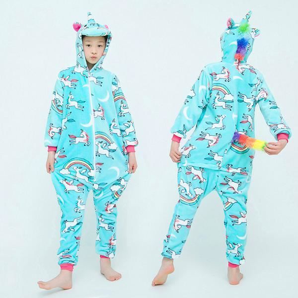 Pyjama De Dessin Animé Pour Enfants,Barboteuses Bébé Fille Vêtements Kigurumi Pyjamas Animal