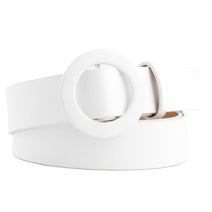 Ceinture femme boucle ronde clearance