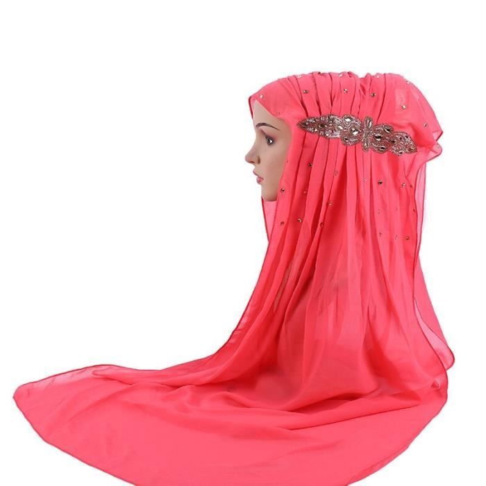 Foulard Vintage En Soie Loredano - Dimensions 38x170cm - Bleu - Occasion En Bon état
