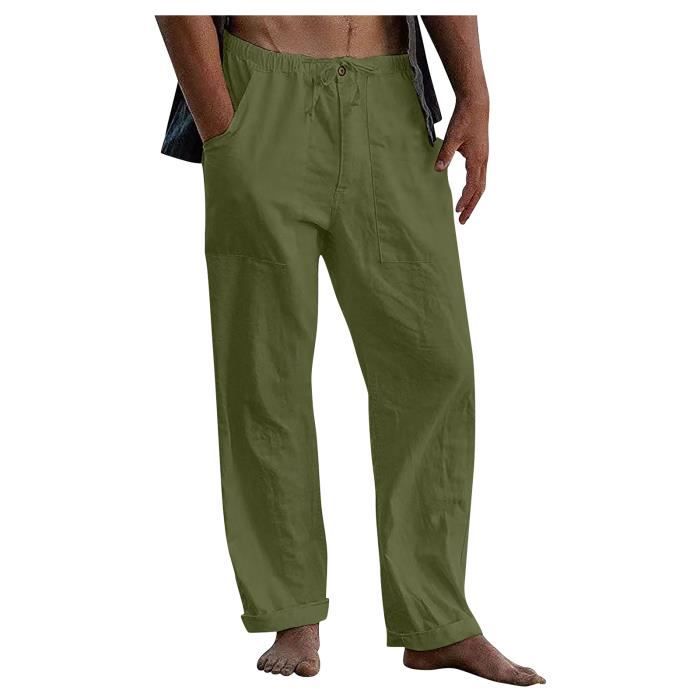 Pantalon taille elastique homme deals