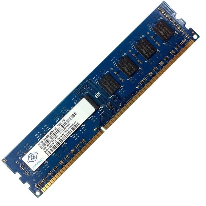 4Go Ram Nanya Nt4Gc64B8Hg0Nf-Di Dimm Ddr3 Pc3-12800U 1600Mhz 2Rx8 Cl11 PC Bureau