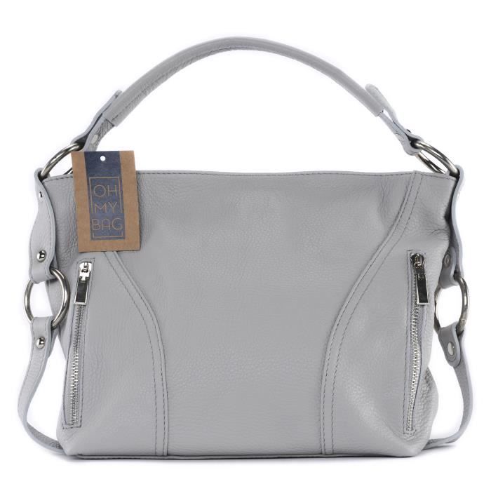 Sac hotsell gris femme