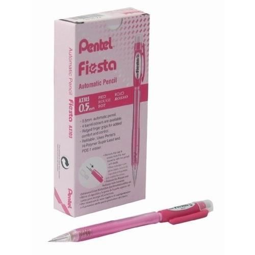 Pentel Mine di ricambio per matite automatiche e meccaniche (confezione da 6, 0,5 mm HB