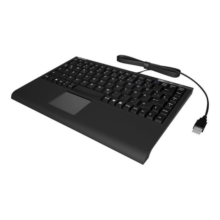 KeySonic ACK-540U+ Clavier avec pavé tactile USB US noir