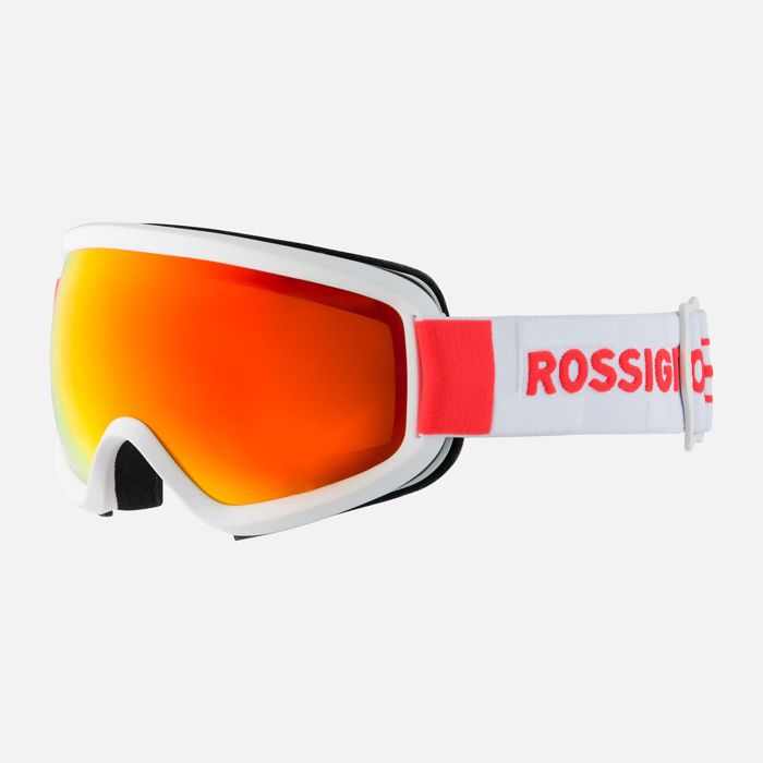 Masque De Ski Rossignol Spiral Mirror Red - Lunettes Unisexe Adulte Verres Rouges