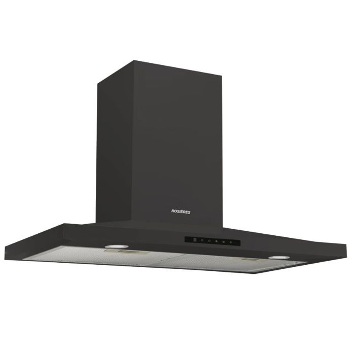 Hotte Décorative Murale Rosières RHP67000 60 Cm - 621.5 M3/h - 3 Vitesses - Filtres Inclus - Éclairage LED