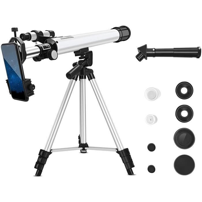 Télescope 20 X 30 X 40 X Pour Enfants Débutants Avec Trépied