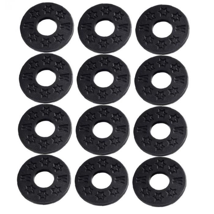 Serrures Sangle Guitare En Silicone - Lot De 10 Multicolore - Fixation Sans Perçage