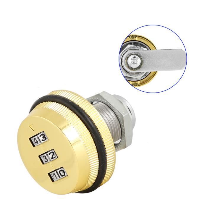 Cadenas à Combinaison à 5 Chiffres, Serrure à Mot De Passe En Alliage De Zinc Pour Placard De Clôture De Gymnase D'école De Porte(Ten Keys