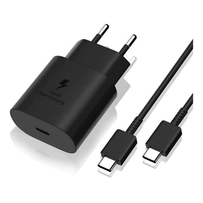 Chargeur Samsung EP TA800B avec câble USB C 1 en vrac - vue 2