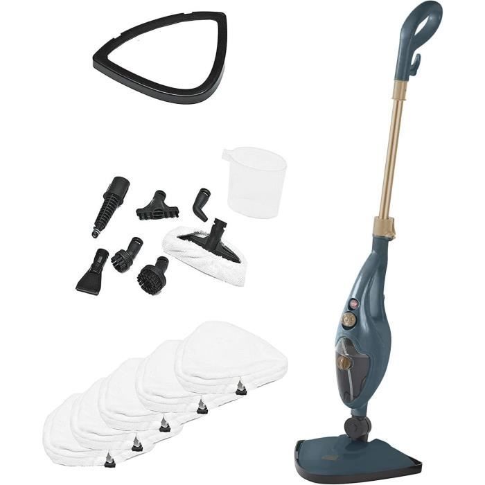 SHARK S8201EU Steam Mop - Balai Vapeur Automatique - 2 Tampons Rotatifs - 3 Réglages Vapeur - Elimine Taches Et Saleté - Electroménager