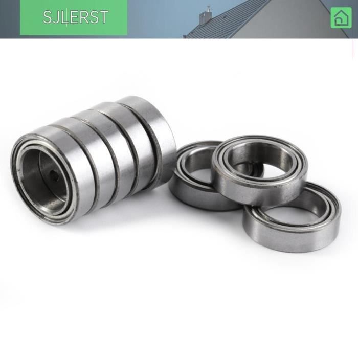 Lot De 20 Roulements à Billes F681XZZ 1.5x4x2mm – Double Bague Blindée, Acier GCr15