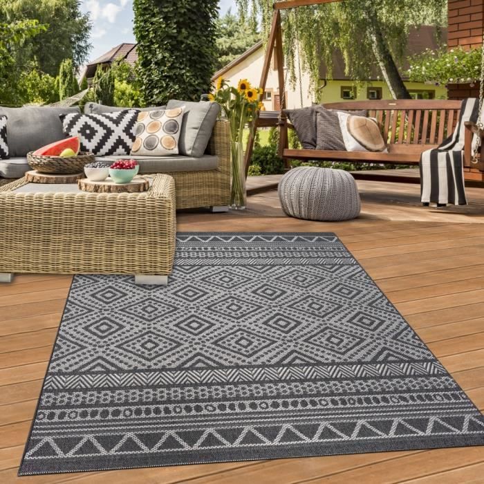 Teppich-Traum Tapis Intérieure et Extérieure Sisal Terrasse