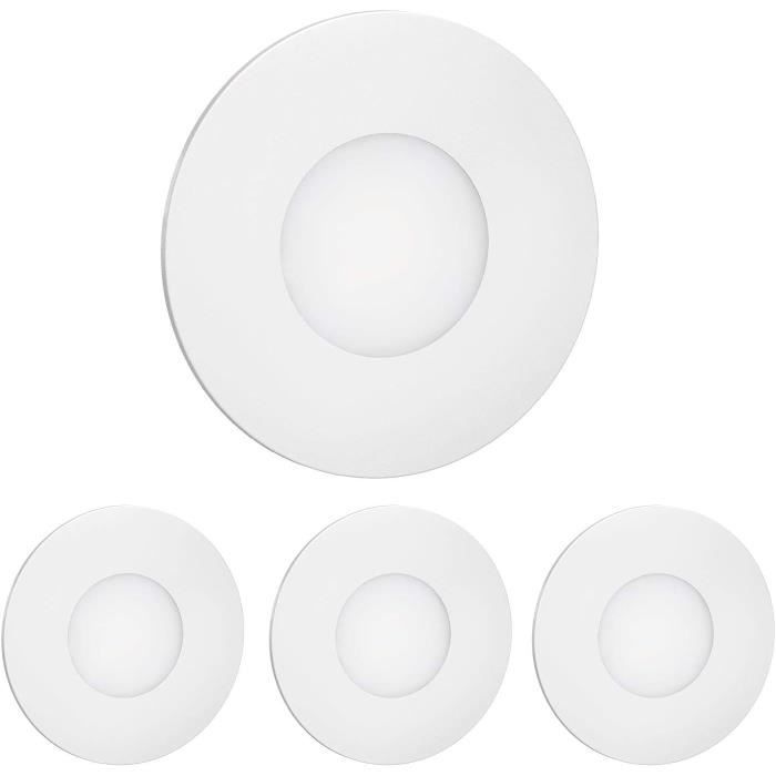 Lampe LED Encastrable Murale Pour Escalier Intérieur/extérieur - Ø85mm, IP65, 230V - Éclairage D'ambiance Ou D'orientation