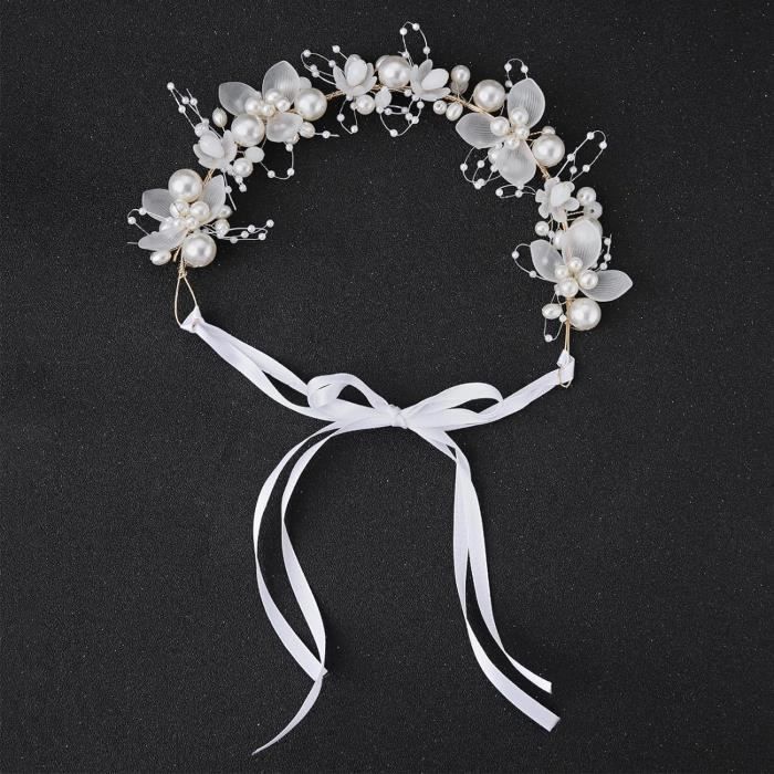 Serre Tete Mariage,Couronne De Fleurs Pour Cheveux,Bijoux Cheveux