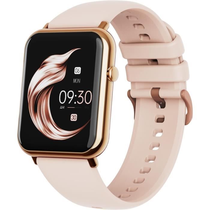 LEBEXY S1 Montre Connectée Fitness étanche – Bracelet Avec Podomètre, Sommeil Et Notifications