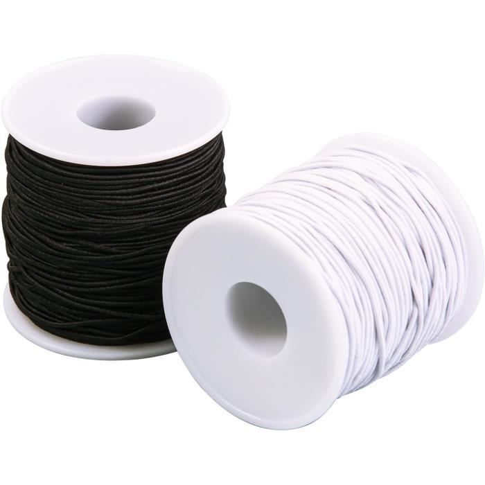 2 Rouleaux Fil Elastique Pour Bracelet Fil Pour Bracelet