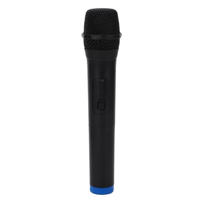 Lot De 2 Faux Microphones Jouet – Accessoire De Scène Pour Enfants – Noir ABS