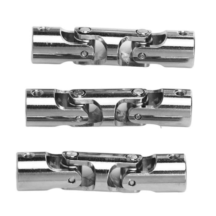 Joint Universel Uxcell - Diamètre Intérieur 3-4mm, Entraxe 23mm - Argent, Lot De 1