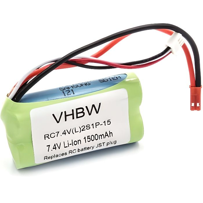 Vhbw Li-Ion batterie 1500mAh (7.4V) pour modélisme MJX RC Helicopter F45,  F645 - Cdiscount Jeux - Jouets