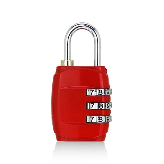 Serrure à combinaison intelnte TSA verrou à Code antivol pour bagages de voyage valise cadenas à