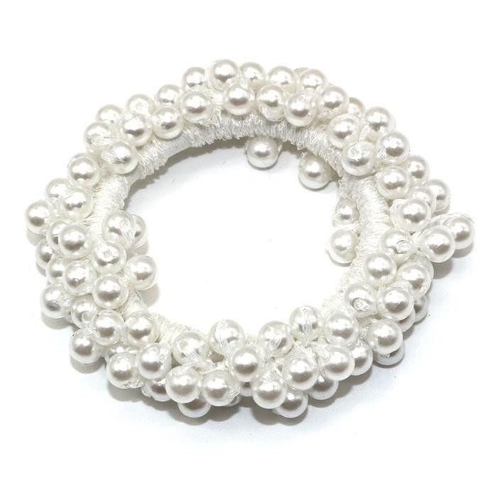 Diadème Perles Baroque LCUK - Bandeau Mariée Strass Blanc, Accessoire Cheveux Luxe Pour Cérémonie