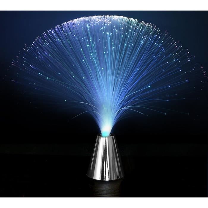 Decoration En Fibre Optique Lampe Led A Fibre Optique Colore Etoiles Veilleuse Decor Romantique 7 Changements De Couleurs Cdiscount Maison