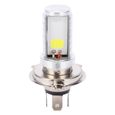 TMISHION ampoule LED de moto Lampe de phare de moto LED Light H4 COB Chip Module Ampoule High Low Beam DC12‑80V-1