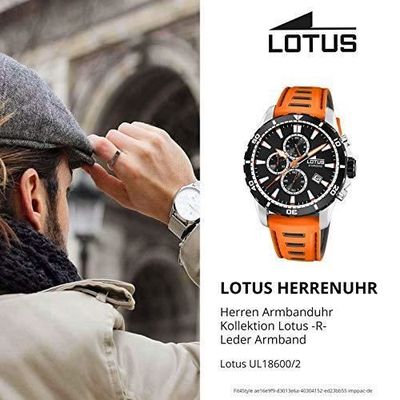 Lotus Quartz Montre avec Bracelet en Cuir 18600/2 , - Achat/vente montre  Acier-Cuir - Cdiscount