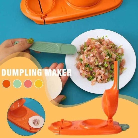 Machine à Raviolis Manuelle 2 En 1 - Presse Et Moule à Pâte - En Plastique Alimentaire - Pour Raviolis, Samoussas, Empanadas