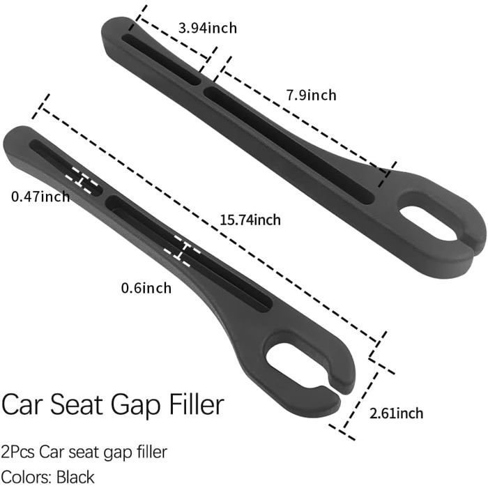 Lot De 2 Organiseurs De Remplissage De Siège De Voiture Avec Support De