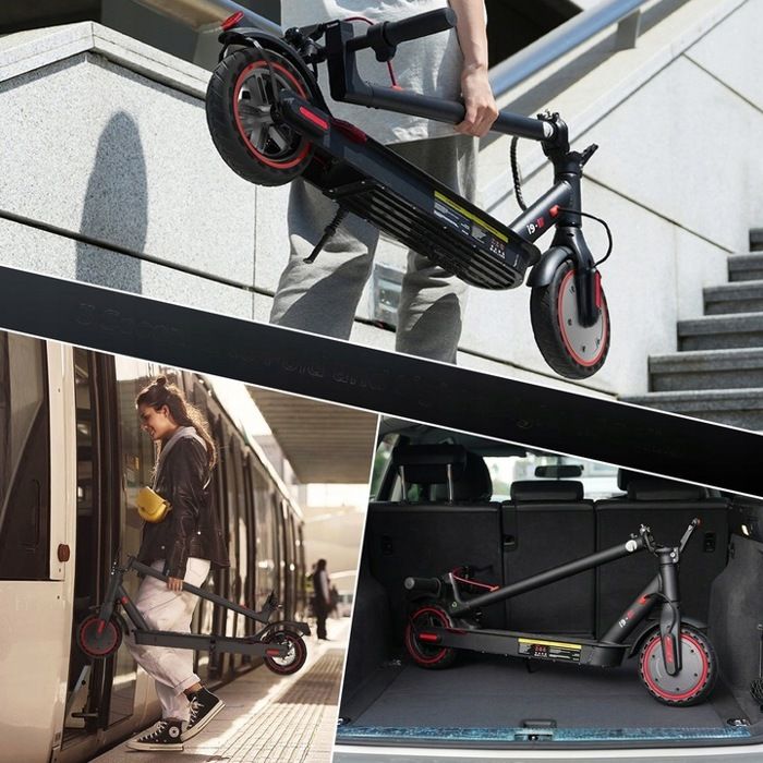 Trottinette électrique Pliable IScooter 8.5 – Moteur 350W, 30 Km D'autonomie, 25 Km/h, 100 Kg Max, Double Frein, 3 Vitesses