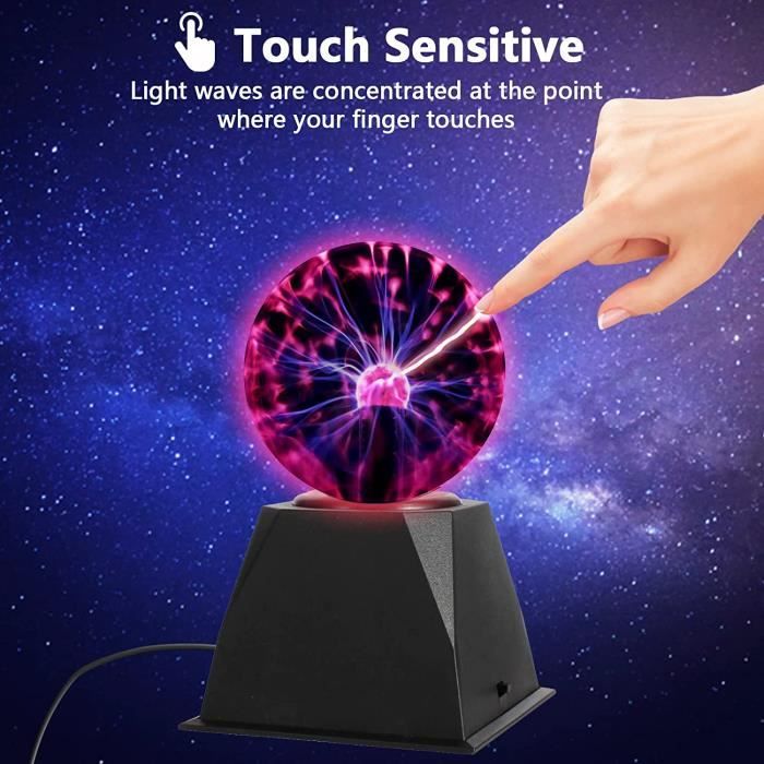 Lampe Boule Plasma Magique Tactile Sensible