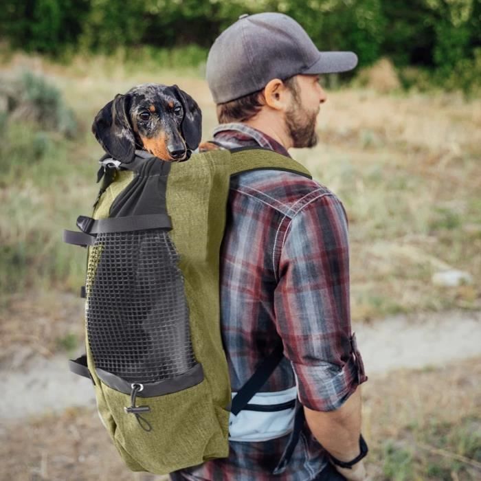 Sac À Dos Pour Chien Randonnée Sac A Dos De Transport Pour Chat Chien Respirant Double Sac À Dos