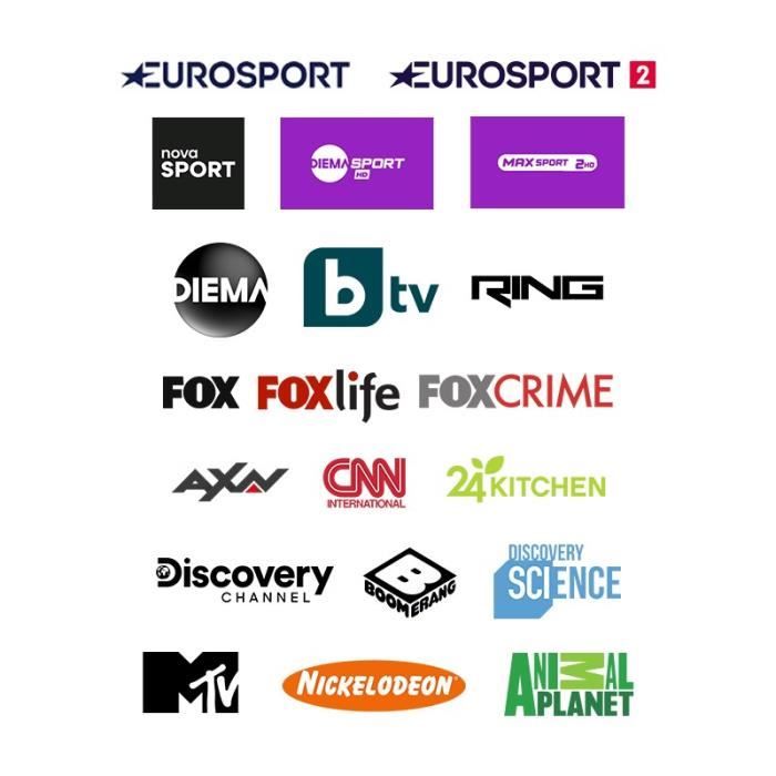 Abonnement Bulsatcom 12 Mois - Bulsatcom - HD4K - 69 Chaînes ...