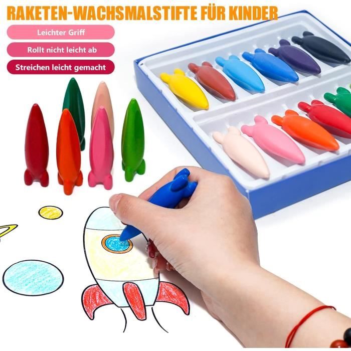 KARELLS Crayons de Cire pour Enfants,12 Couleurs,Crayon Bebe 12 Mois,Enfants Lavables Crayons,Forme de la Goutte D'eau Est Facile à Saisir KARELLS Crayons de Cire pour Enfants,12 Couleurs,Crayon Bebe 12 Mois,Enfants Lavables Crayons,Forme de la Goutte D'eau Est Facile à Saisir