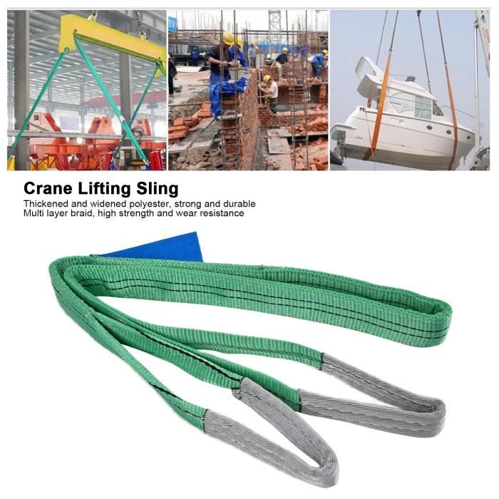 PAL Élingue de levage Sangle de levage pour palan à élingue 4T sangle